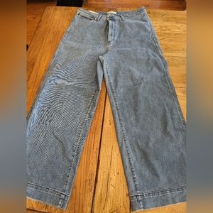 *Tall* Madewell 32T Emmett Wide Leg Cropped Jeans